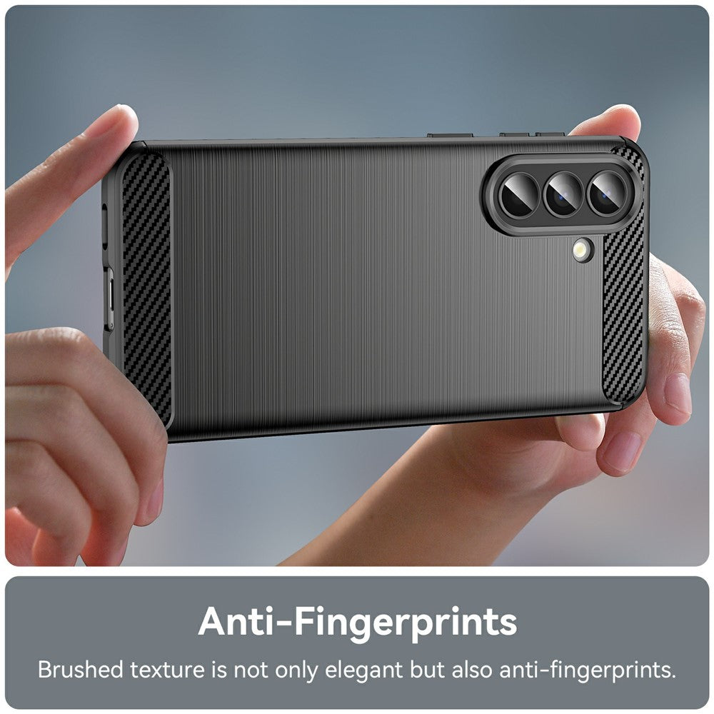 Suojakotelo Samsung Galaxy A57 5G:lle, Techsuit, Carbon, Musta