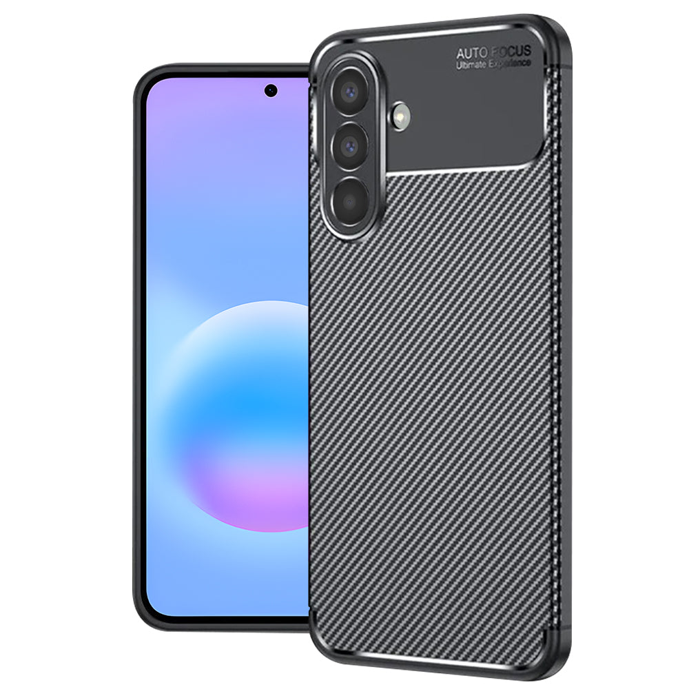 Suojakotelo Samsung Galaxy A57 5G:lle, Techsuit, CarbonFiber, Musta