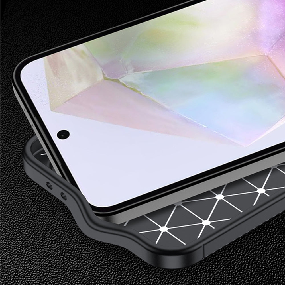 Suojakotelo Samsung Galaxy A57 5G:lle, Techsuit, CarbonFiber, Musta