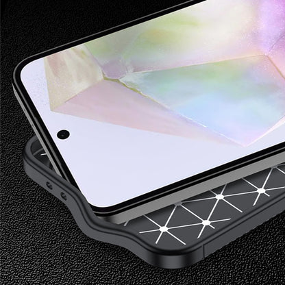 Suojakotelo Samsung Galaxy A57 5G:lle, Techsuit, CarbonFiber, Musta