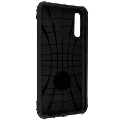 Kuori Samsung Galaxy A70s A707 / A70 A705:lle, Techsuit, Hybrid Armor, Musta