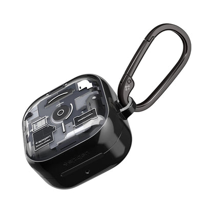 Kuori Samsung Galaxy Buds4 / Buds4 Pro -kuulokkeille, Spigen, Ultra Hybrid, Musta ACS11201