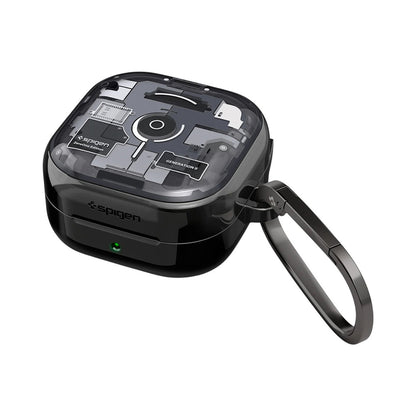 Kuori Samsung Galaxy Buds4 / Buds4 Pro -kuulokkeille, Spigen, Ultra Hybrid, Musta ACS11201