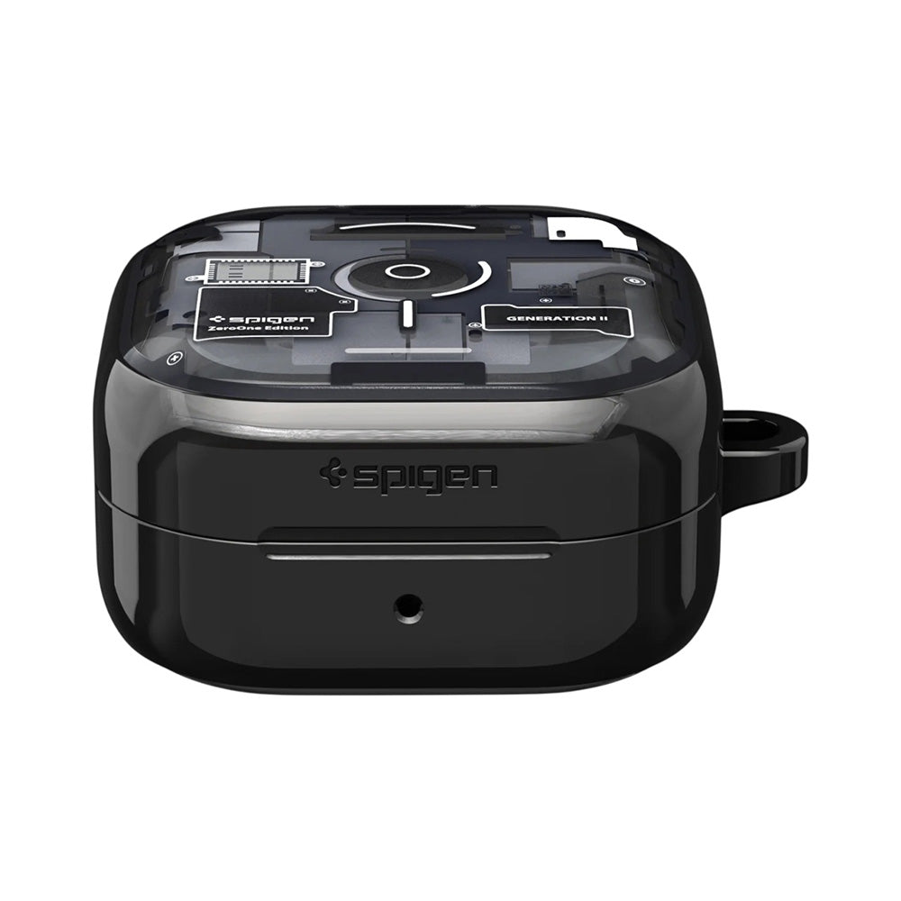 Kuori Samsung Galaxy Buds4 / Buds4 Pro -kuulokkeille, Spigen, Ultra Hybrid, Musta ACS11201