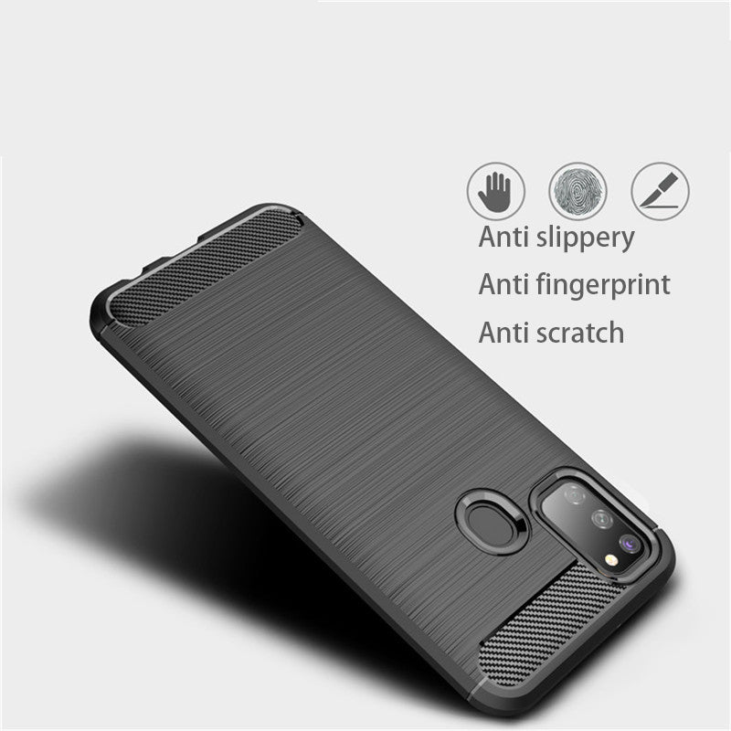 Case for Samsung Galaxy M21 M215 / M30s M307, Techsuit, Carbon, Black