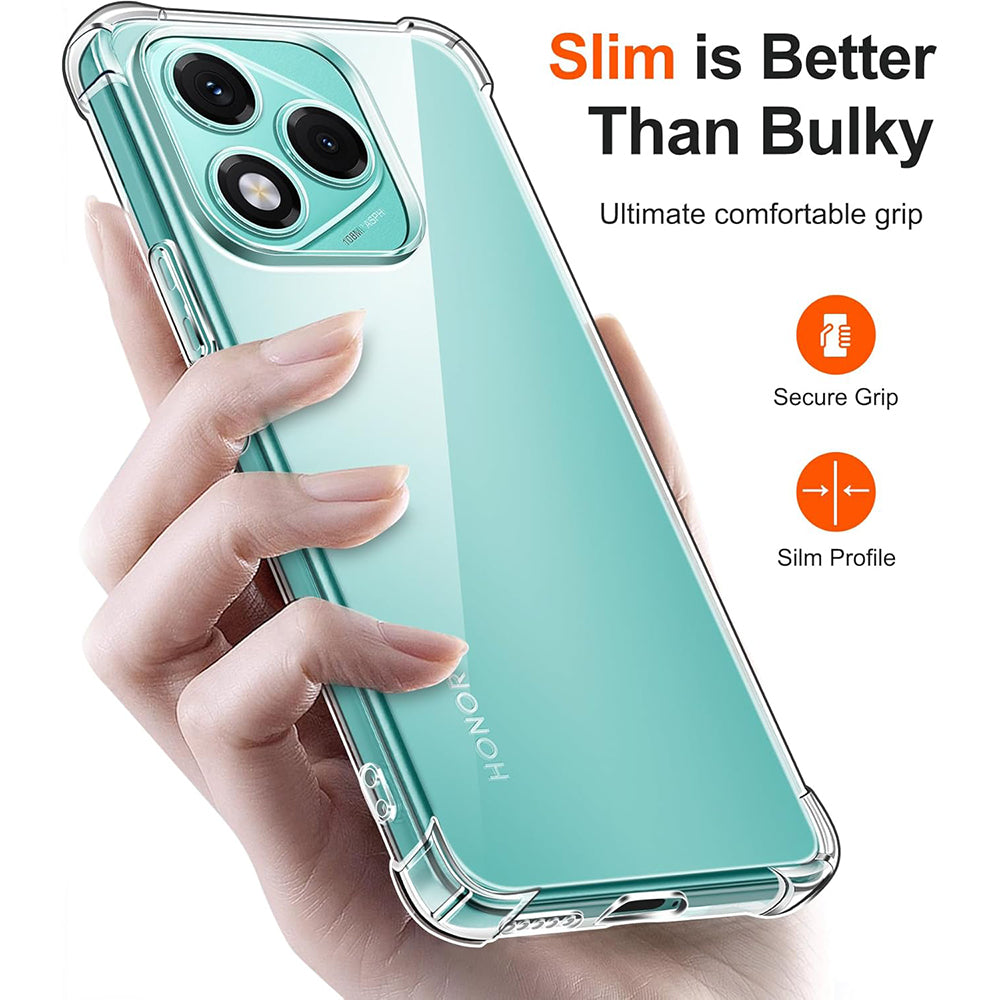 Case for Samsung Galaxy M56 M566, Techsuit, Shockproof Clear, Transparent