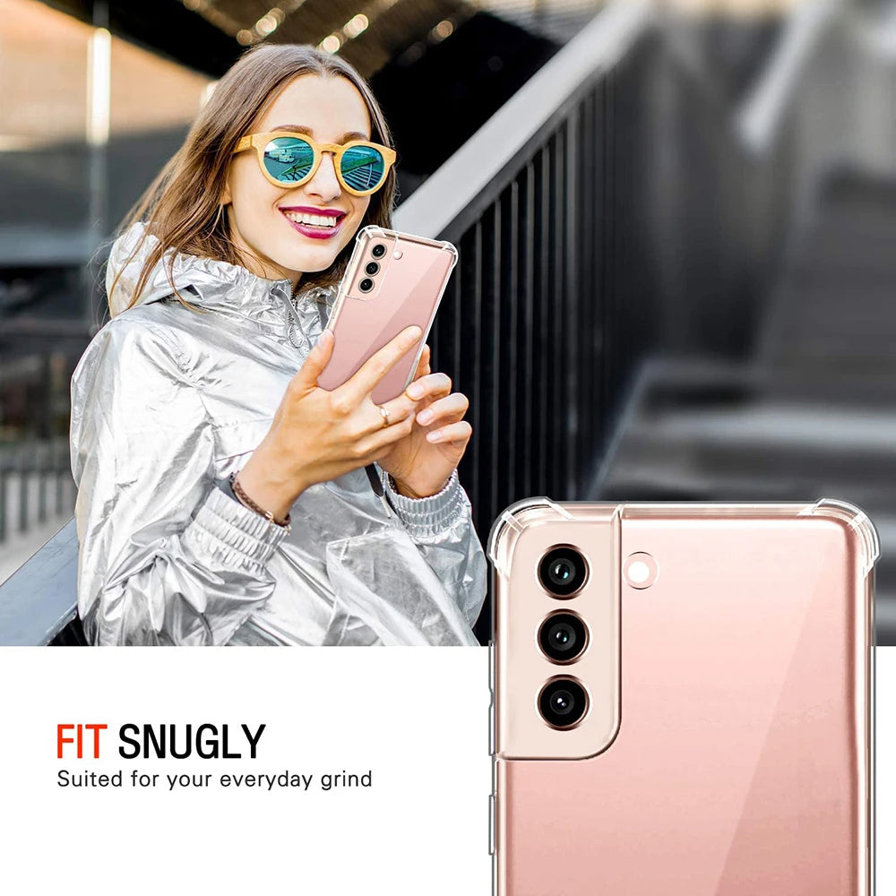Case for Samsung Galaxy Note 10+ 5G N976 / Note 10+ N975, Techsuit, Shockproof Clear, Transparent