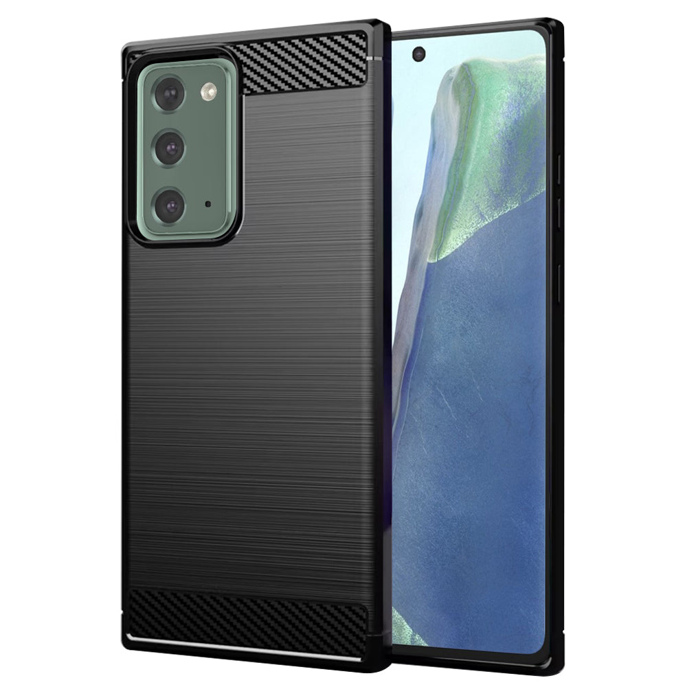 Case for Samsung Galaxy Note 20 5G N981 / Note 20 N980, Techsuit, Carbon, Black