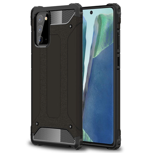 Kuori Samsung Galaxy Note 20 5G N981 / Note 20 N980:lle, Techsuit, Hybrid Armor, Musta