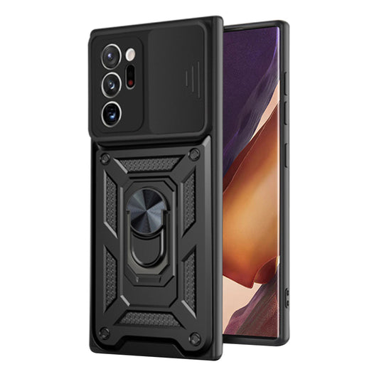 Kuori Samsung Galaxy Note 20 Ultra 5G N986 / Note 20 Ultra N985, Techsuit, CamShield, Musta