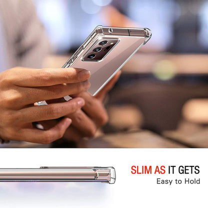 Kuori Samsung Galaxy Note 20 Ultra 5G N986 / Note 20 Ultra N985, Techsuit, Iskunkestävä Kirkas, Läpinäkyvä
