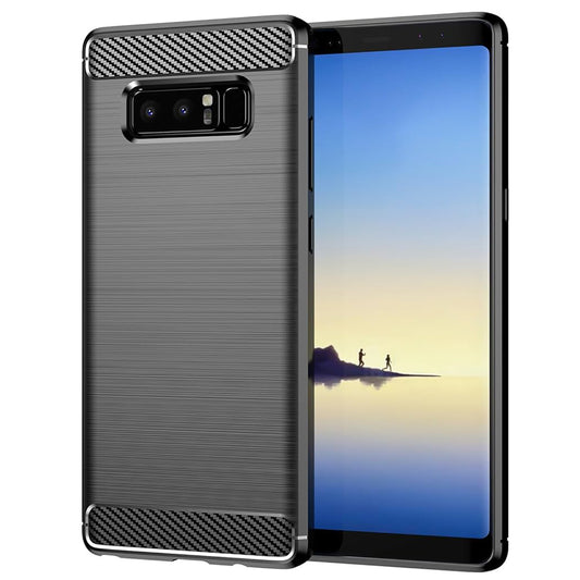 Kuori Samsung Galaxy Note 8 N950:lle, Techsuit, Hiili, Musta