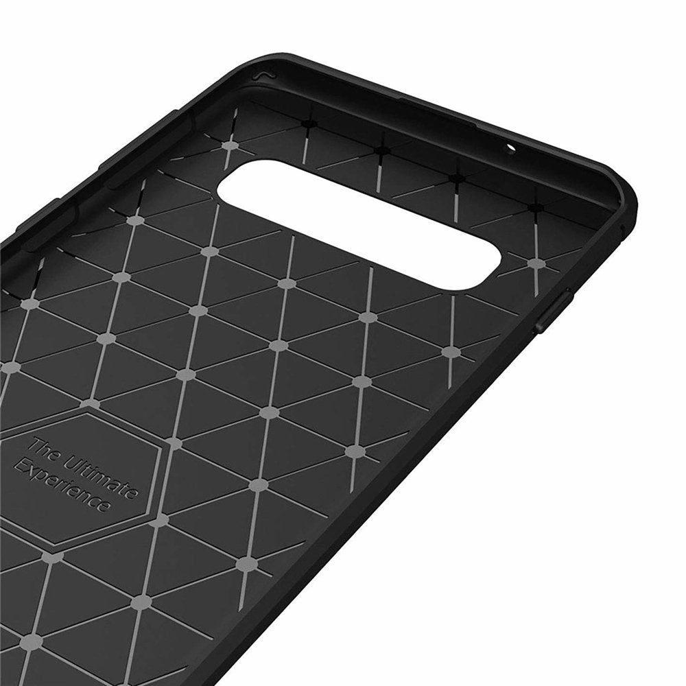 Kuori Samsung Galaxy S10 G973:lle, Techsuit, Hiili, Musta