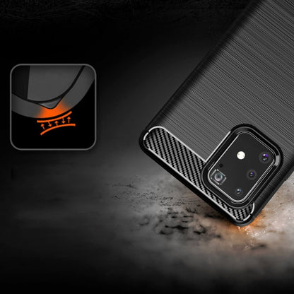 Kuori Samsung Galaxy S10 Lite G770:lle, Techsuit, Hiili, Musta