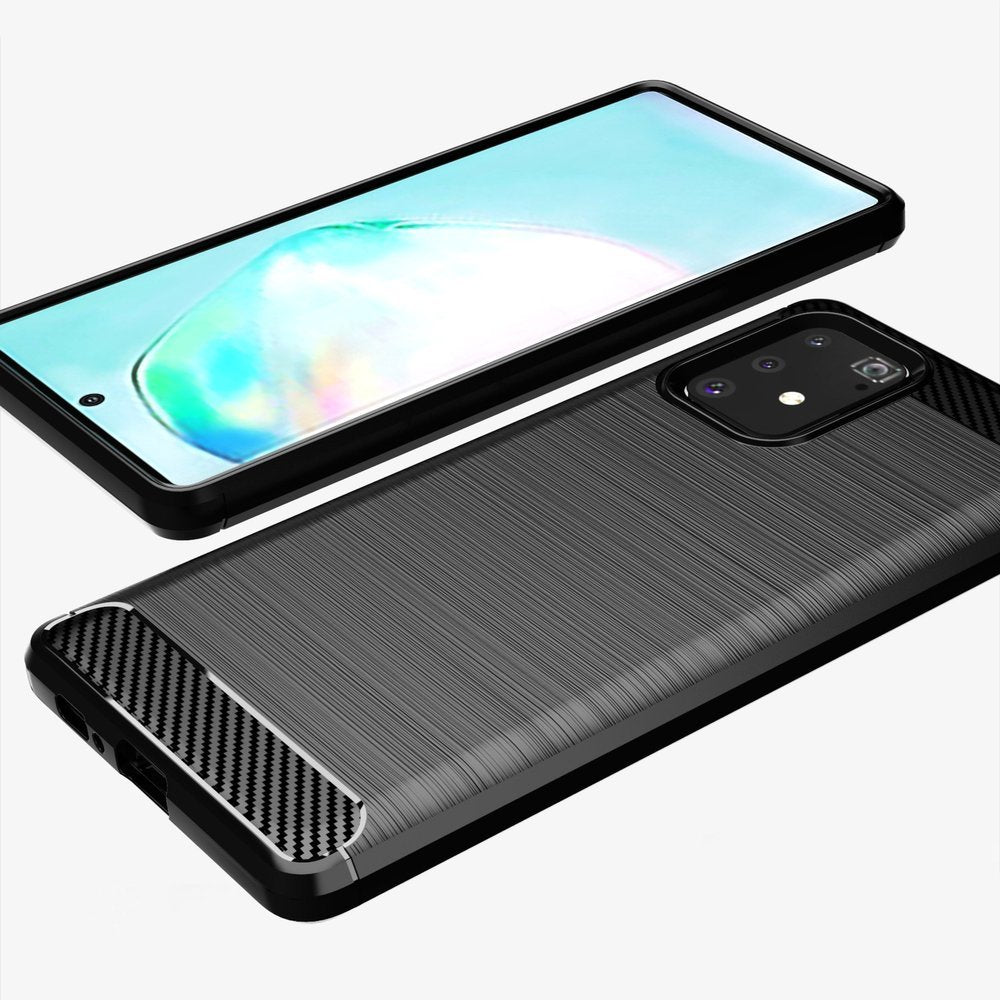 Kuori Samsung Galaxy S10 Lite G770:lle, Techsuit, Hiili, Musta
