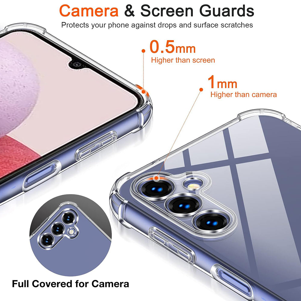 Kuori Samsung Galaxy S10+ G975:lle, Techsuit, Iskunkestävä Kirkas, Läpinäkyvä