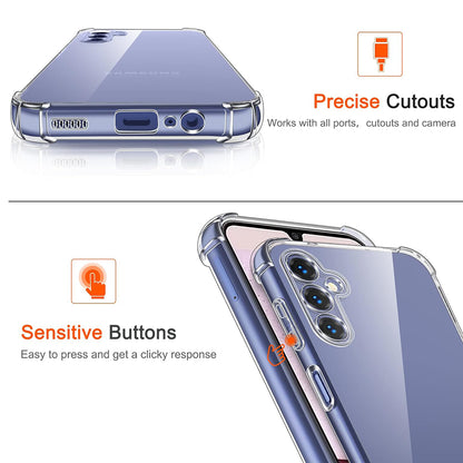 Kuori Samsung Galaxy S10+ G975:lle, Techsuit, Iskunkestävä Kirkas, Läpinäkyvä