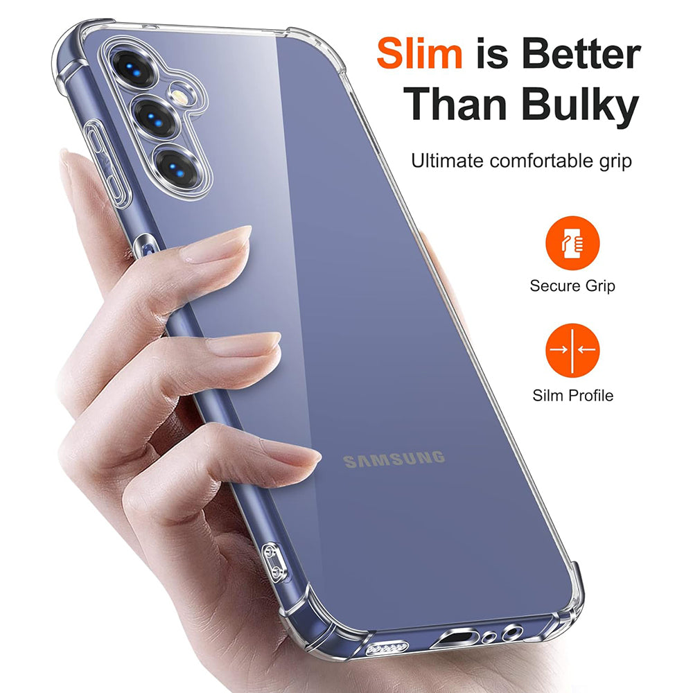 Kuori Samsung Galaxy S10+ G975:lle, Techsuit, Iskunkestävä Kirkas, Läpinäkyvä