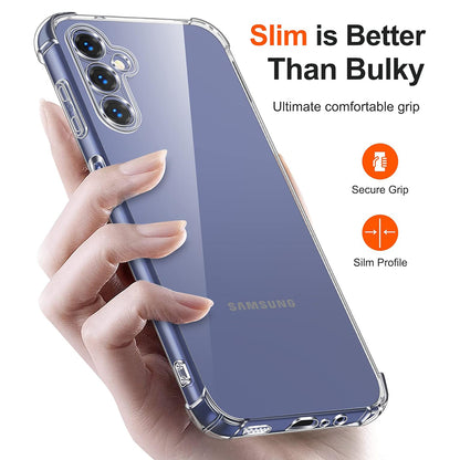 Kuori Samsung Galaxy S10+ G975:lle, Techsuit, Iskunkestävä Kirkas, Läpinäkyvä