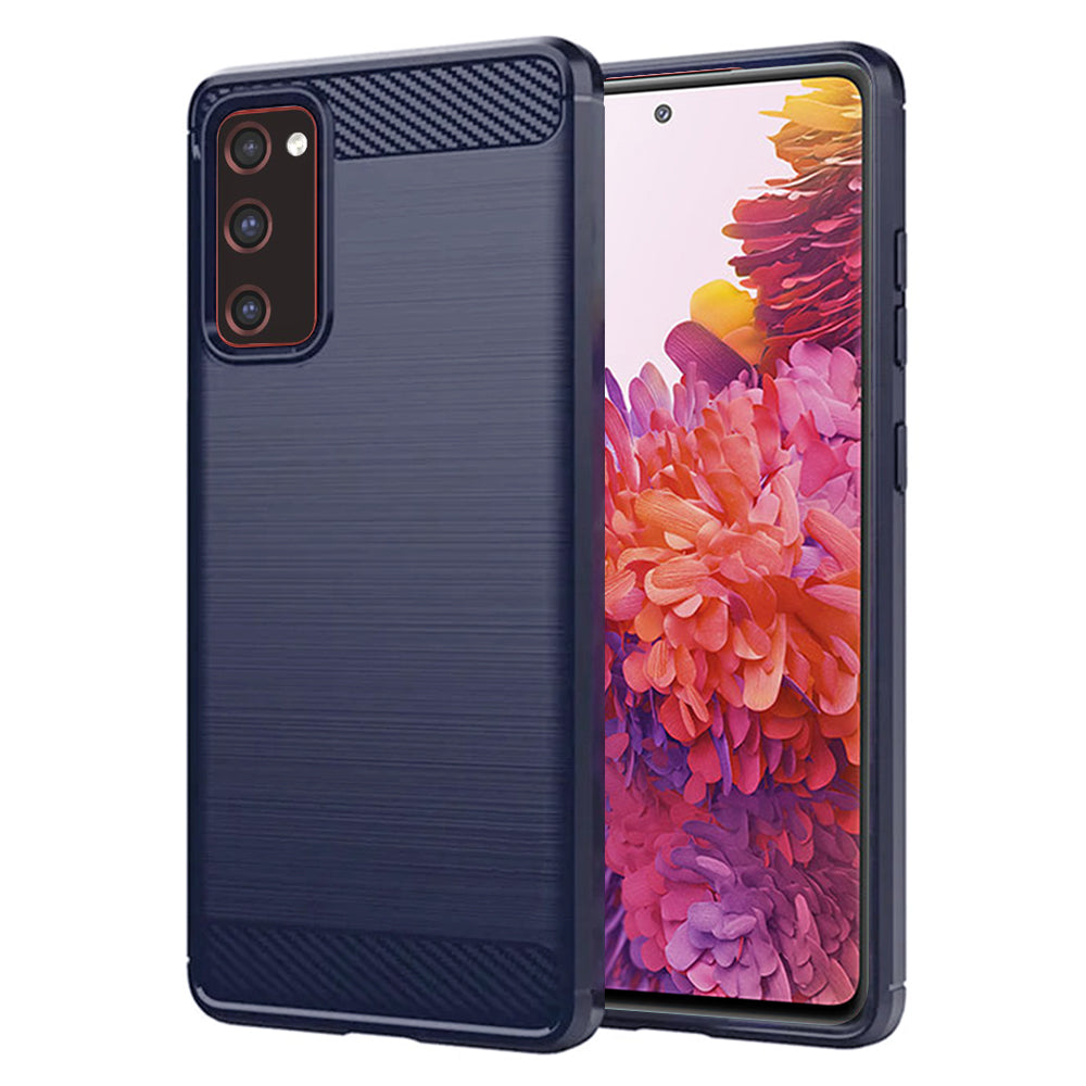 Kuori Samsung Galaxy S20 FE 2022 G781 / S20 FE 5G G781 / S20 FE G780, Techsuit, Hiili, Sininen