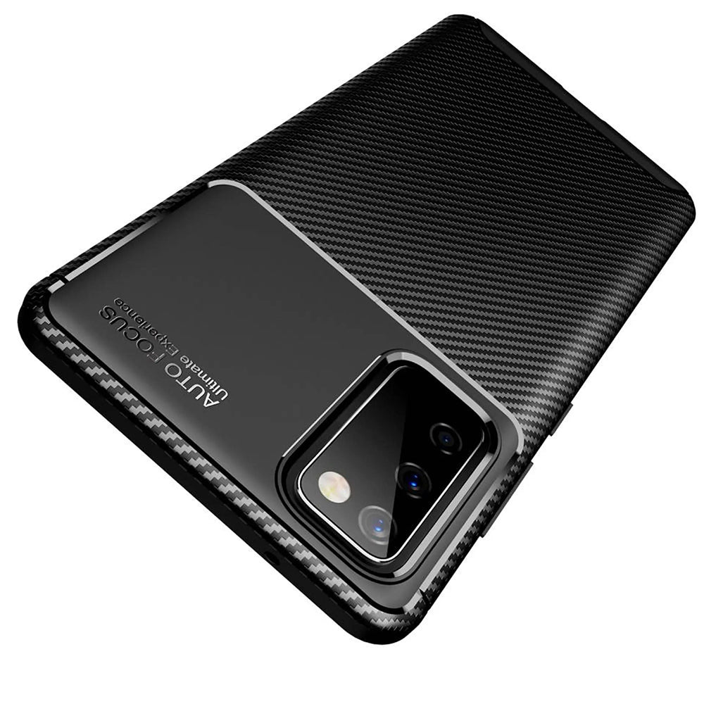 Kuori Samsung Galaxy S20 FE 2022 G781 / S20 FE 5G G781 / S20 FE G780, Techsuit, Hiilikuitu, Musta