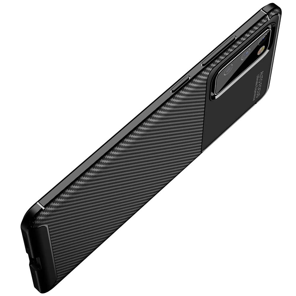 Kuori Samsung Galaxy S20 FE 2022 G781 / S20 FE 5G G781 / S20 FE G780, Techsuit, Hiilikuitu, Musta