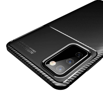 Kuori Samsung Galaxy S20 FE 2022 G781 / S20 FE 5G G781 / S20 FE G780, Techsuit, Hiilikuitu, Musta