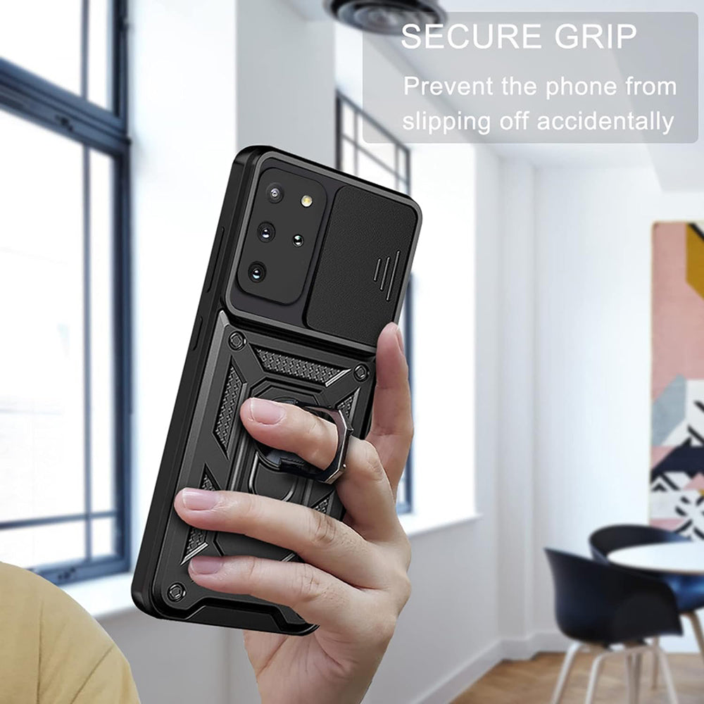 Case for Samsung Galaxy S20+ 5G G986 / S20+ G985, Techsuit, CamShield, Black