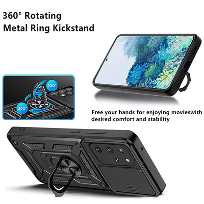 Case for Samsung Galaxy S20+ 5G G986 / S20+ G985, Techsuit, CamShield, Black