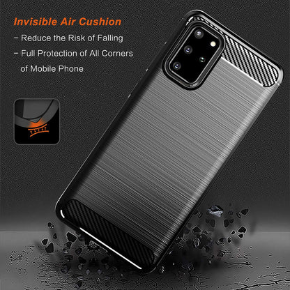 Case for Samsung Galaxy S20+ 5G G986 / S20+ G985, Techsuit, Carbon, Black