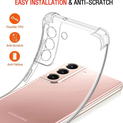 Kuori Samsung Galaxy S20+ 5G G986 / S20+ G985:lle, Techsuit, Iskunkestävä Kirkas, Läpinäkyvä