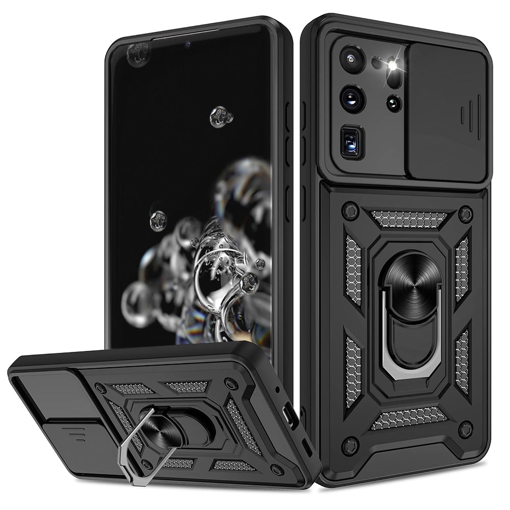 Case for Samsung Galaxy S20 Ultra 5G G988 / S20 Ultra G988, Techsuit, CamShield, Black