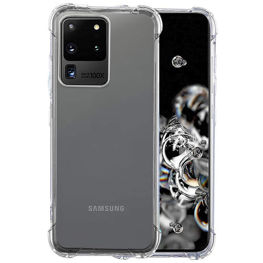 Kuori Samsung Galaxy S20 Ultra 5G G988 / S20 Ultra G988:lle, Techsuit, Iskunkestävä Kirkas, Läpinäkyvä