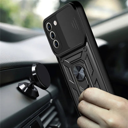 Case for Samsung Galaxy S21 5G G991, Techsuit, CamShield, Black