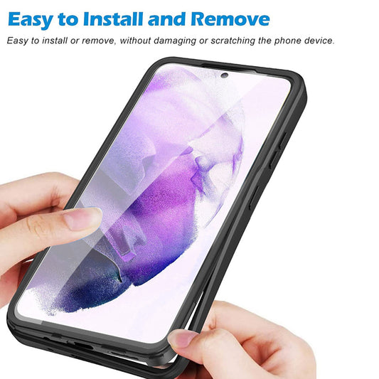 Kuori Samsung Galaxy S21 FE 5G G990:lle, Techsuit, ColorVerse 360, Musta