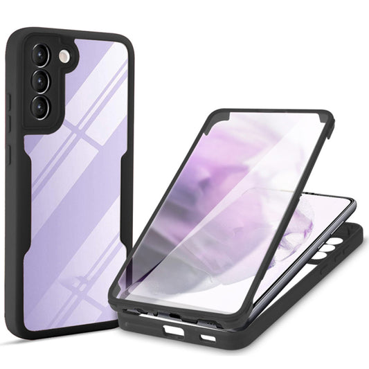Kuori Samsung Galaxy S21 FE 5G G990:lle, Techsuit, ColorVerse 360, Musta