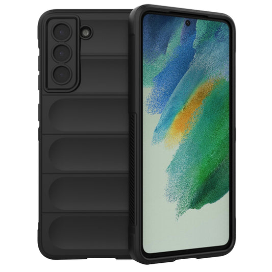 Kuori Samsung Galaxy S21 FE 5G G990:lle, Techsuit, Magic Shield, Musta