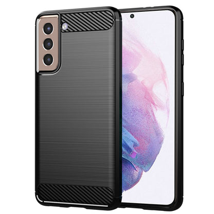 Kuori Samsung Galaxy S21+ 5G G996:lle, Techsuit, Hiili, Musta