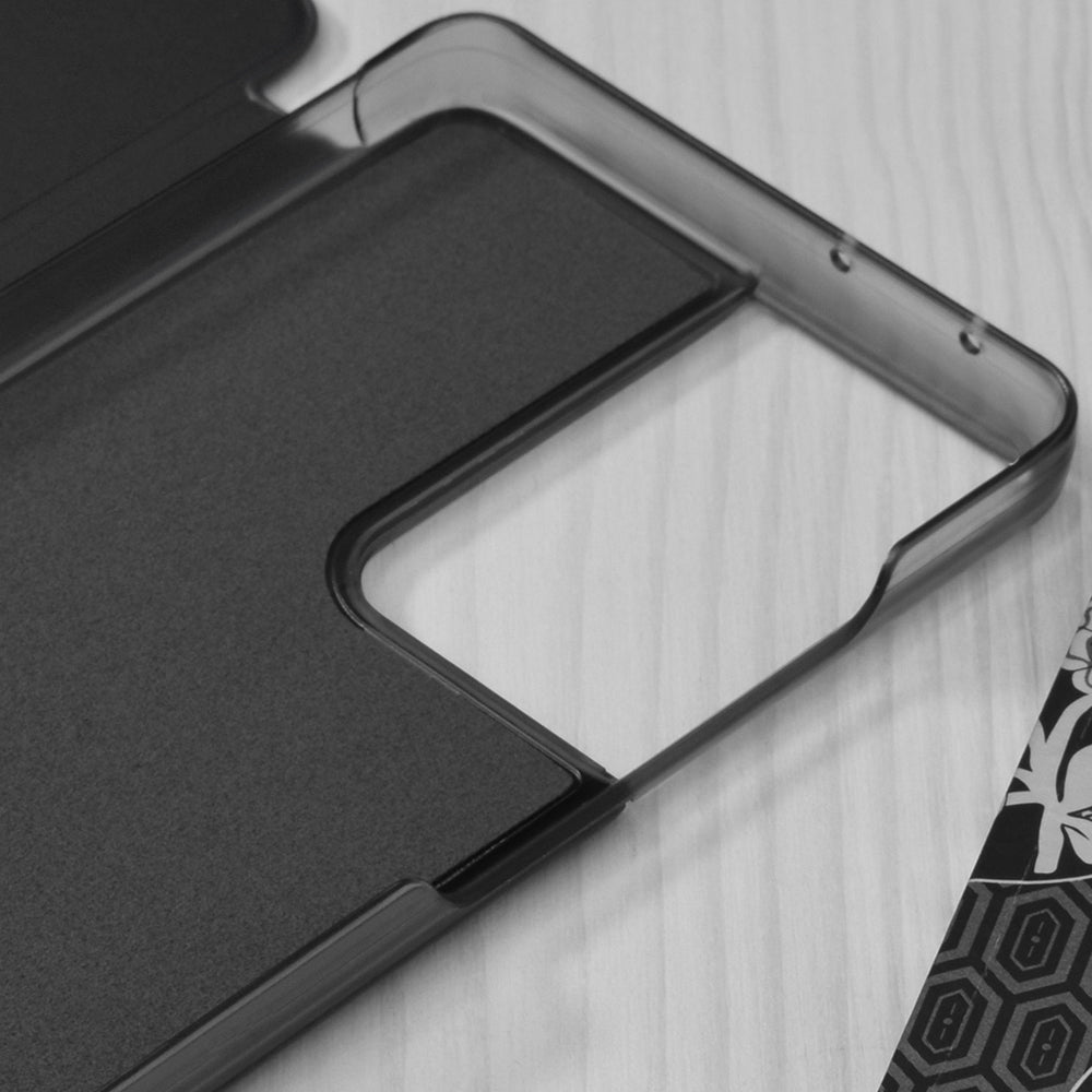Kuori Samsung Galaxy S21 Ultra 5G G998:lle, Techsuit, eFold, Musta