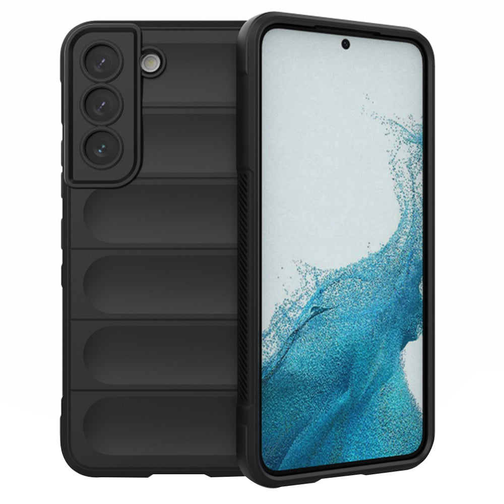 Kuori Samsung Galaxy S22 5G S901:lle, Techsuit, Magic Shield, Musta