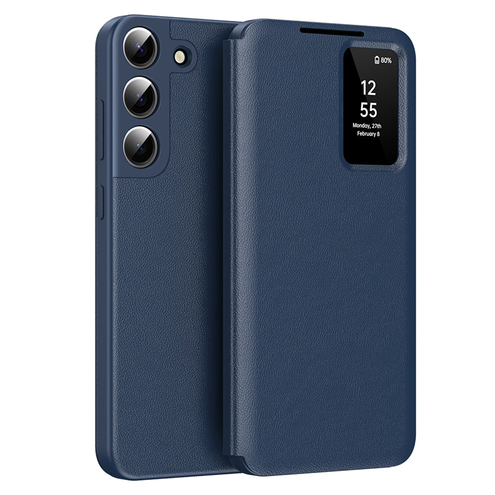 Kuori Samsung Galaxy S22 5G S901:lle, Techsuit, SmartView, Sininen