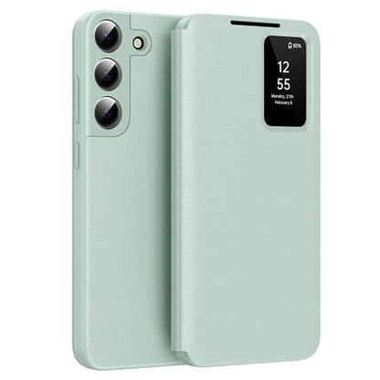 Kuori Samsung Galaxy S22 5G S901:lle, Techsuit, SmartView, Vihreä