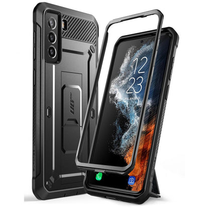 Kotelo Samsung Galaxy S22+ 5G S906:lle, Supcase, Unicorn Beetle Pro, Musta