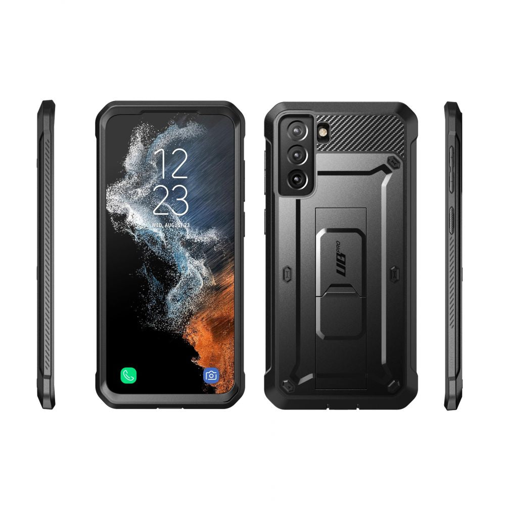 Kotelo Samsung Galaxy S22+ 5G S906:lle, Supcase, Unicorn Beetle Pro, Musta