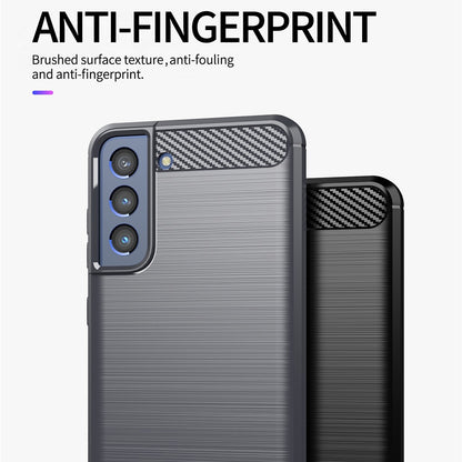Case for Samsung Galaxy S22+ 5G S906, Techsuit, Carbon, Black