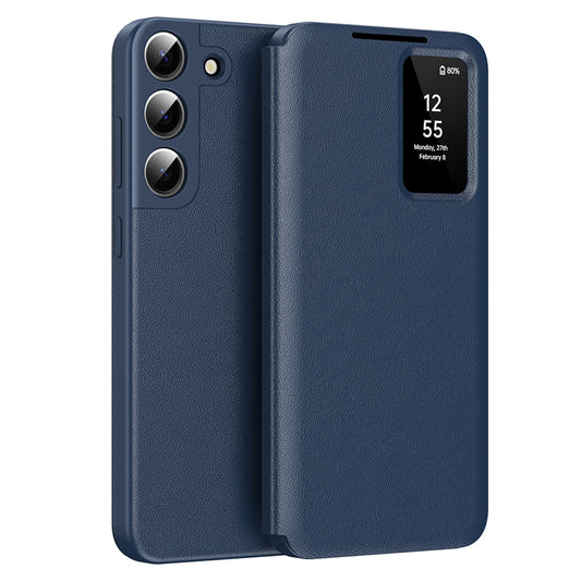 Kuori Samsung Galaxy S22+ 5G S906:lle, Techsuit, SmartView, Sininen