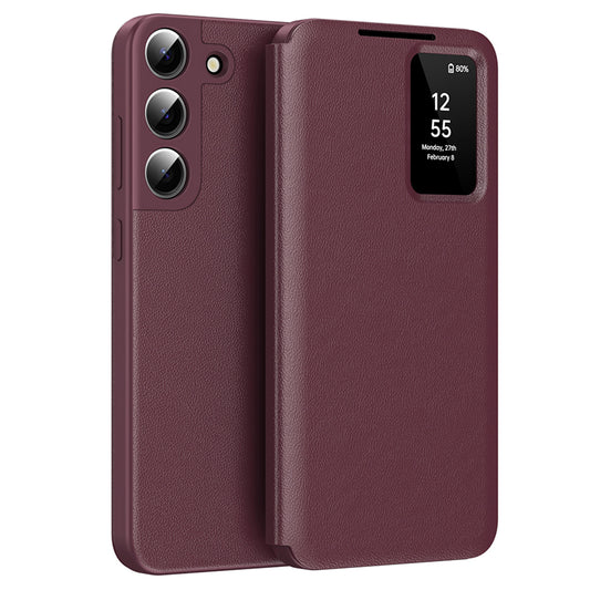 Kuori Samsung Galaxy S22+ 5G S906:lle, Techsuit, SmartView, Punainen