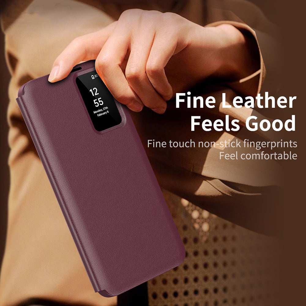 Kuori Samsung Galaxy S22+ 5G S906:lle, Techsuit, SmartView, Punainen