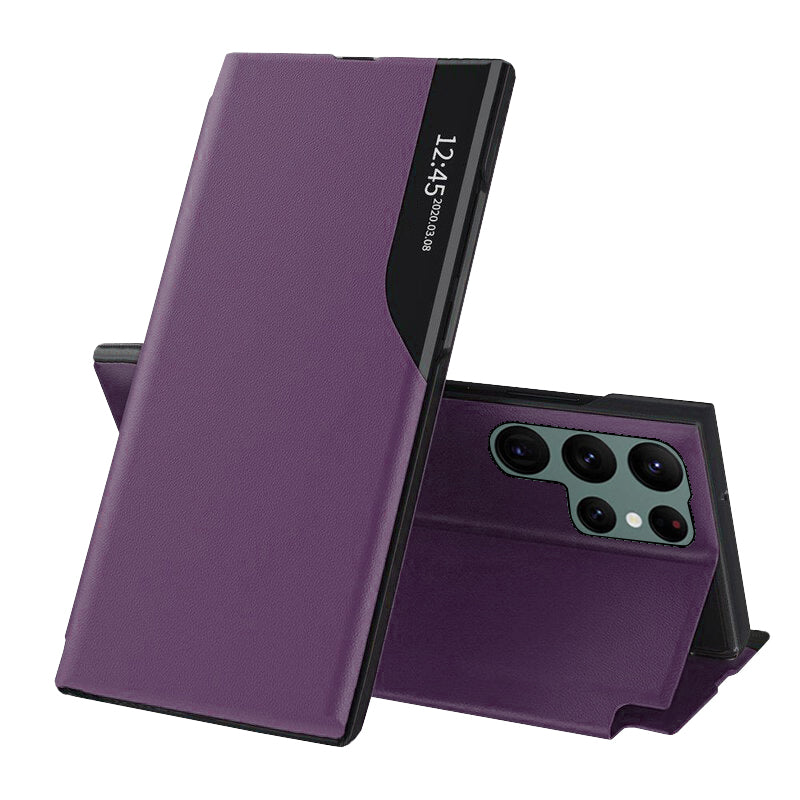 Kuori Samsung Galaxy S22 Ultra 5G S908:lle, Techsuit, eFold, Violetti