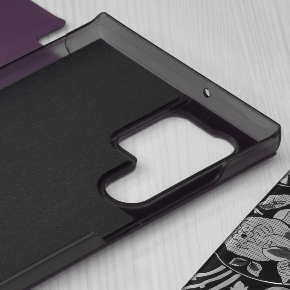 Kuori Samsung Galaxy S22 Ultra 5G S908:lle, Techsuit, eFold, Violetti